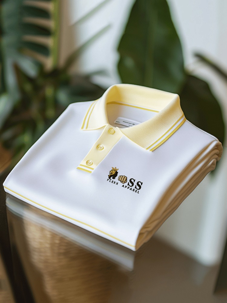 Premium Textured and Patterned Men's Polo Shirts Collection