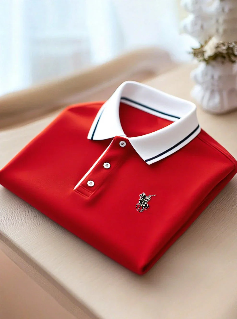 Premium Textured and Patterned Men's Polo Shirts Collection