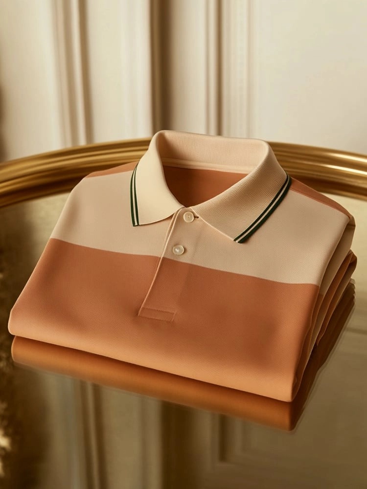 Premium Textured and Patterned Men's Polo Shirts Collection