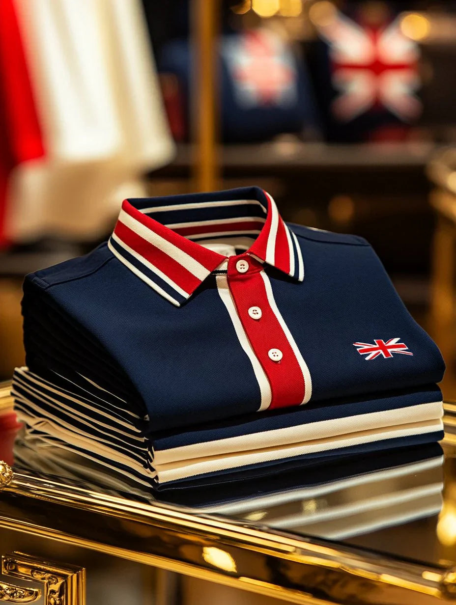 Premium Textured and Patterned Men's Polo Shirts Collection
