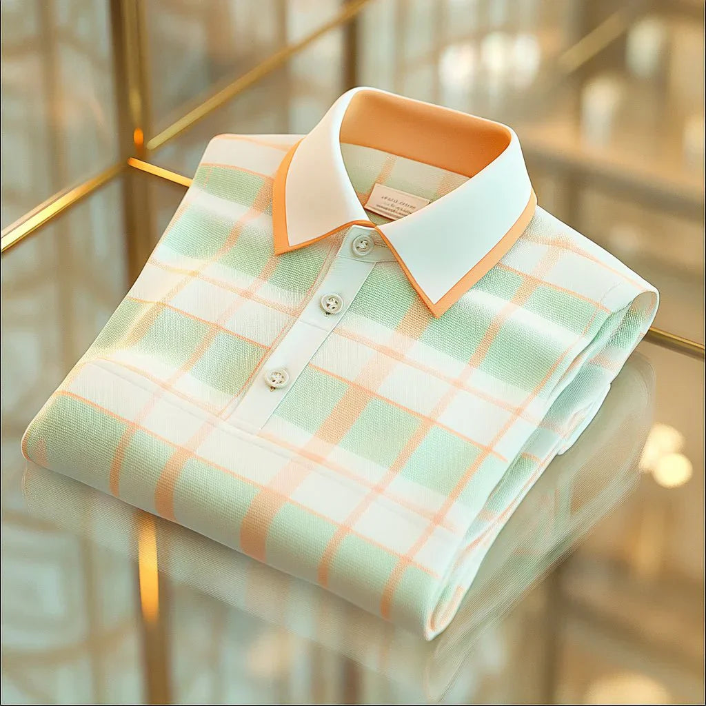 Premium Textured and Patterned Men's Polo Shirts Collection