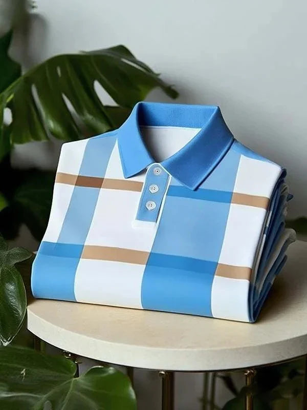 Premium Textured and Patterned Men's Polo Shirts Collection