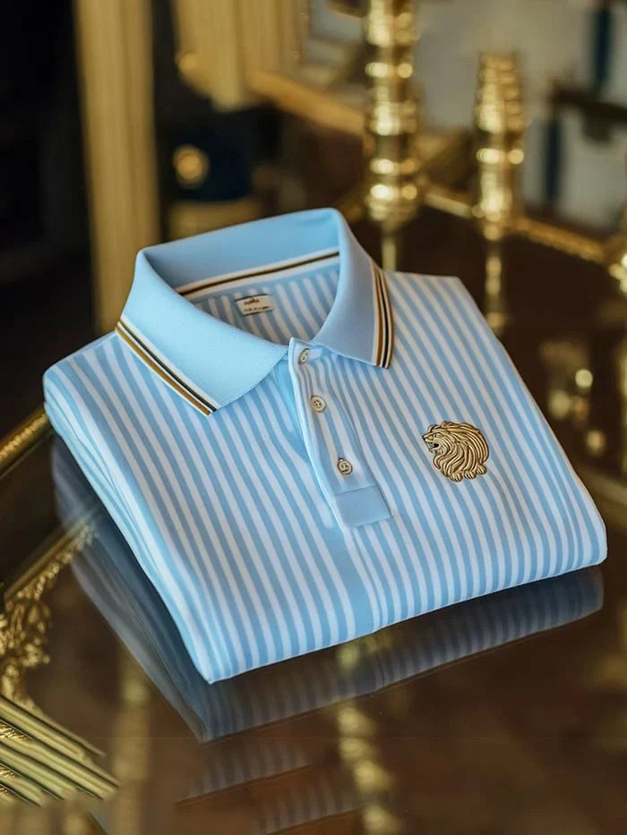 Premium Textured and Patterned Men's Polo Shirts Collection