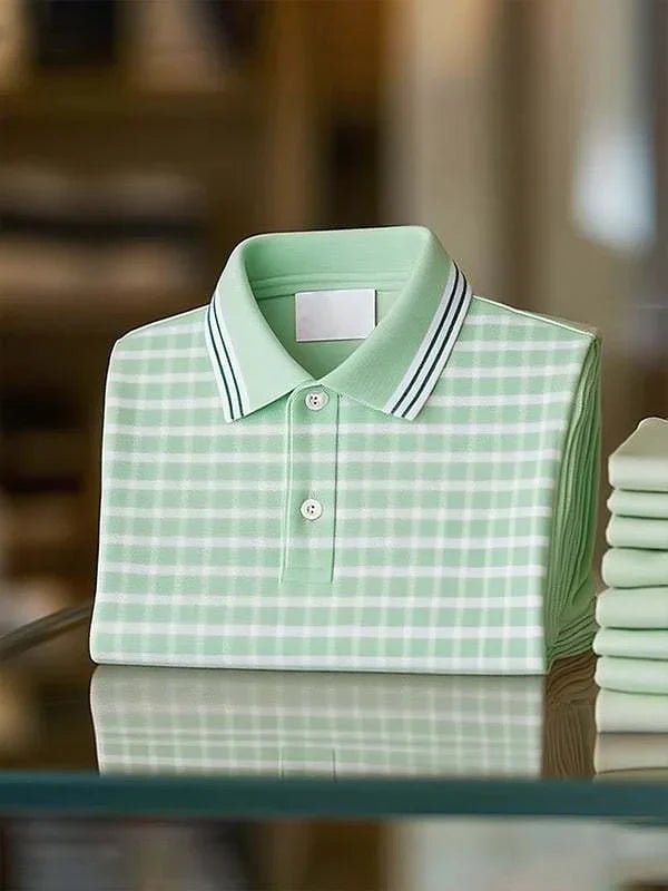 Premium Textured and Patterned Men's Polo Shirts Collection