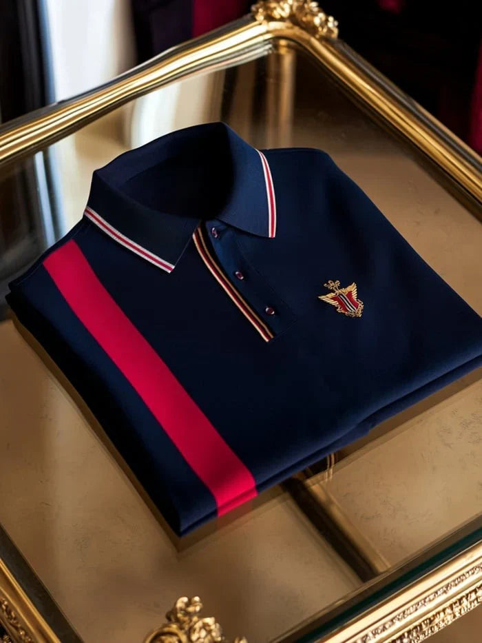 Premium Textured and Patterned Men's Polo Shirts Collection