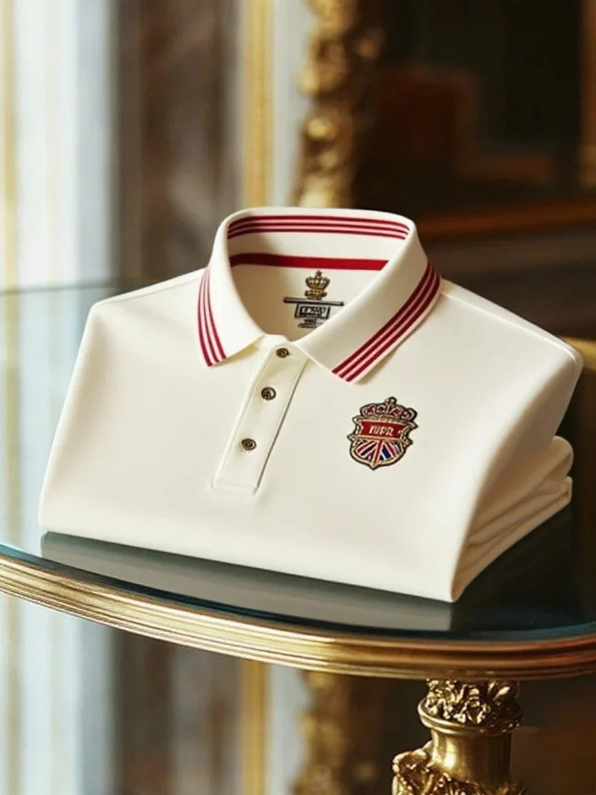 Premium Textured and Patterned Men's Polo Shirts Collection