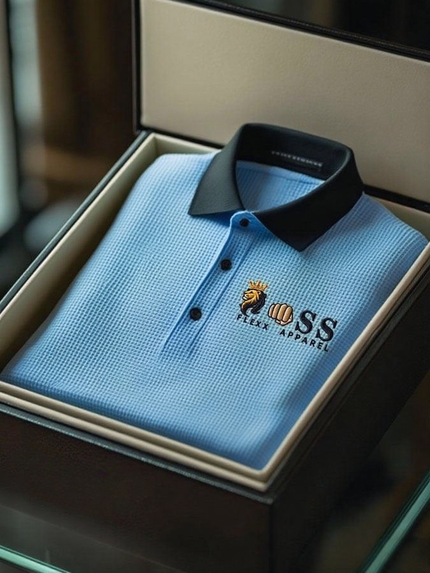 Premium Textured and Patterned Men's Polo Shirts Collection