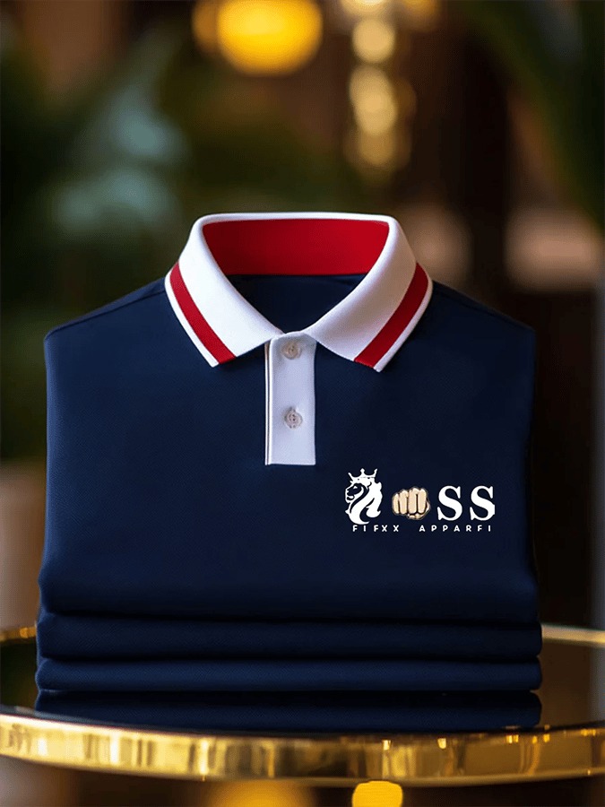 Premium Textured and Patterned Men's Polo Shirts Collection
