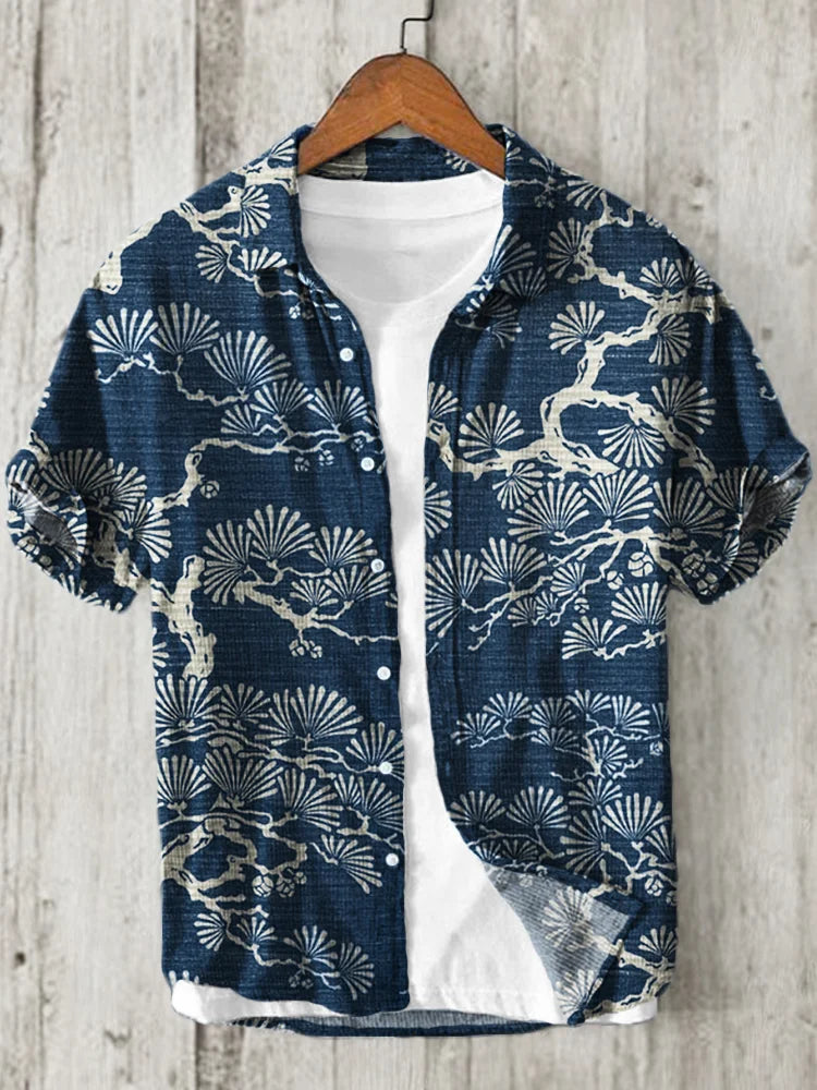 Premium Embroidered Linen Shirt
