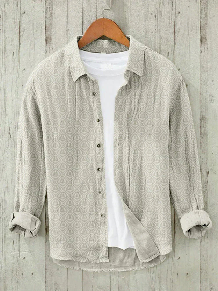 Premium Embroidered Linen Shirt