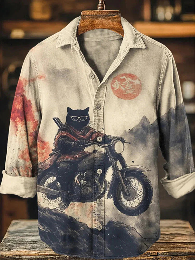 Premium Embroidered Linen Shirt