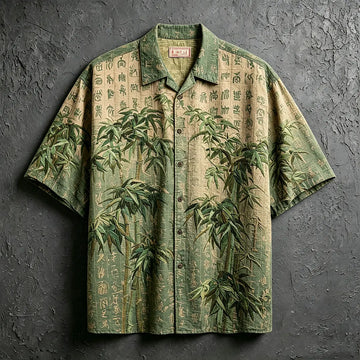 Premium Embroidered Linen Shirt -