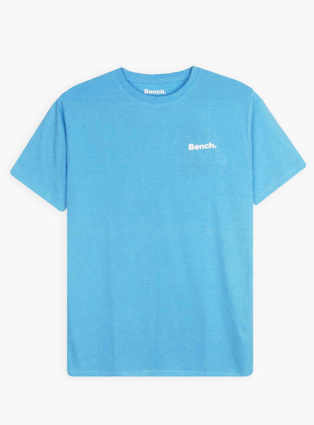 Bench Men Sky Blue Minimalist Small Logo T-Shirt