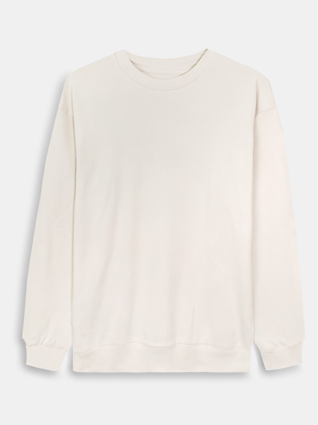 Next Level Men Light Grey Fleece Crewneck Sweatshirt